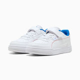 Puma Boys Bmw Mms Caven III Sneakers In White And Blue