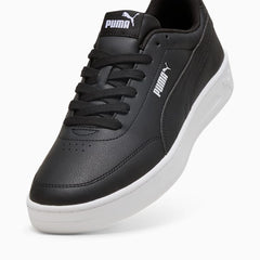 Puma Mens Court Classic Clean Shoes Black