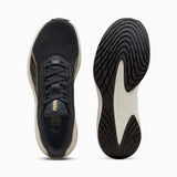 Puma Unisex Adults Dasher Lite Running Sneakers In Black/Gold/White