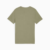 Puma Boys Essential Cat Logo T-Shirt In Army Green