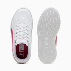 Puma Kids Carina Shoes White/Dark Rose
