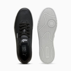 Puma Mens Court Classic Clean Shoes Black