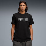 Puma Mens Essential Logo Lab Short Sleeves T-Shirt In Black