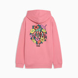 Puma Girls Relaxed Graphic Hoodie In Pink