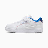 Puma Boys Bmw Mms Caven III Sneakers In White And Blue