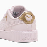 Puma Girls Carina 3.0 Charm Sneakers In Pink & Gold