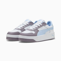 Puma Kids Carina Street Ps Shoes White - Haute Tropic - Plum Jam