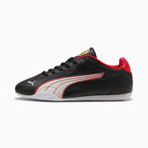 Puma Mens Ferrari catch Shoes In Black & White