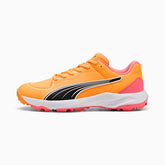 Puma Mens 24 Fh Rubber Cricket Shoes In Sun Stream/Black/Sunset Glow