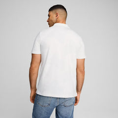 Puma White Bmw Mms Jaquard Polo T-Shirt