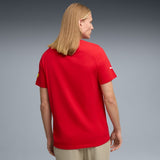 Puma Men Ferrari Tonal Shield Tee Red