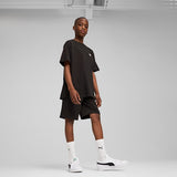 Puma Boys Essential No.1 Logo Track Shorts In Black