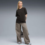 Puma Womens Elevated Washed T-Shirt In Black
