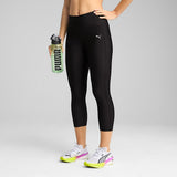 Puma Womens Run Velocity 3/4 Tights In Black