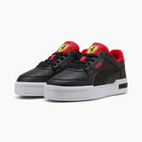 Puma Mens Scuderia Ferrari CA Pro Sneakers In Black/White/Rosso Corsa