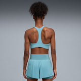 Puma Womens Shapeluxe High Neck Bra Sea Blue