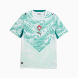 Puma Mens Portugal Away Jersey Replica In White And Green