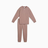 Puma Girls Loungewear Oversized Track Suit In Sand