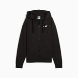 Puma Essential Full-Zip Fl P Black Hoodie