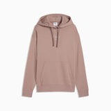 Puma Womens Script Comfort Hoodie In Sandstone