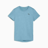 Puma Womens Tad Essential Heather T-Shirt In Blue