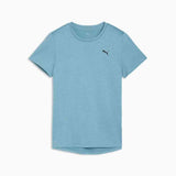 Puma Womens Tad Essential Heather T-Shirt In Blue