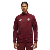 Puma Mens FPF King Anthem Jacket In Ruby Shimmer-Sea Glass
