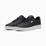 Puma Mens Court Classic Clean Shoes Black