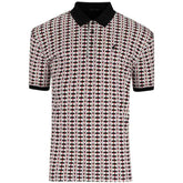 Polo Mens Geo Printed Golfer In Red & Black