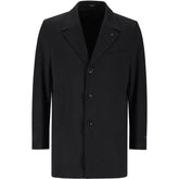 Polo Mens Custom Fit Coat Ink Blue