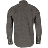 Polo Mens Geometric Print Shirt In Brown