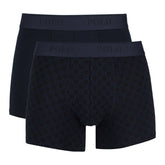 Polo Mens 2 Pack Boxer Set In Navy