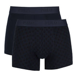 Polo Mens 2 Pack Boxer Set In Navy