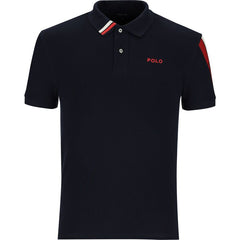 Polo Mens Active Sleeve Pony Golfer In Navy