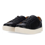 Polo Mens Classic Leather Sneakers In Black