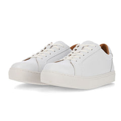 Polo Mens Classic Leather Sneakers In White