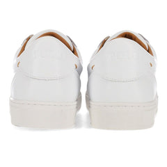 Polo Mens Classic Leather Sneakers In White