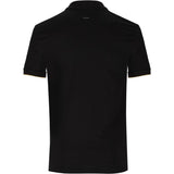 Polo Mens Plain 1/4 Zip Golfer In Black