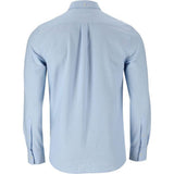 Polo Mens Classic Plain Oxford Long Sleeves Shirt In Light Blue
