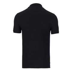 Polo Mens Stretch Pique Ss Golfer Black