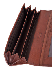 Polo Colorado Clutch Purse In Brown