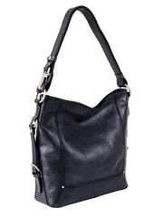 Polo Vega Black Hobo Bag