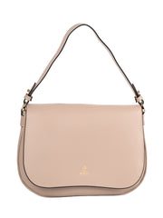 Polo Boxcalf Flapover Shoulder Bag Beige - One Size