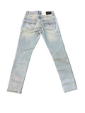 Polo Mens Knitted Slim Leg Denim Light Wash