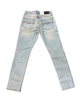 Polo Mens Knitted Slim Leg Denim Light Wash