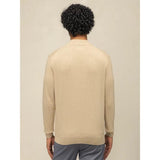 Polo Mens High Collar Knitwear Jersey In Taupe