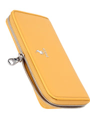 Polo Lyon Zip Around Purse In Yellow