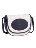 Polo Porter Saddle Flapover Sling Navy