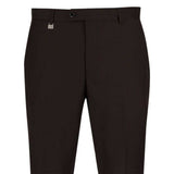 Polo Mens Custom Fit Trosuer In Chocolate