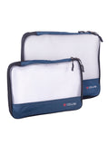 Cellini Travel Essentials 2 Large/Medium Packing Cubes In Blue